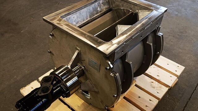 TBMA EBC container discharging rotary valve skid solutions