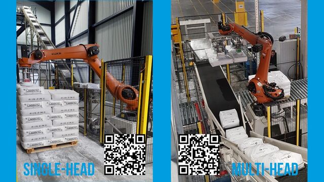 TBMA Galahad zakkensnij zakkenleegmachine robot