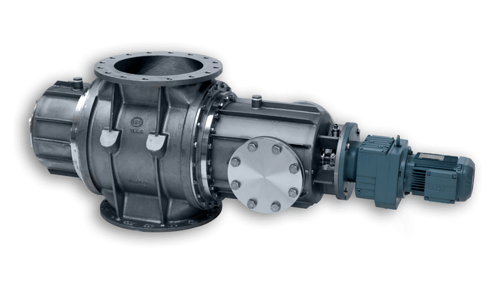 TBMA HAR350 doorval doseersluis PED voor chloorgas toxische chemische processen 