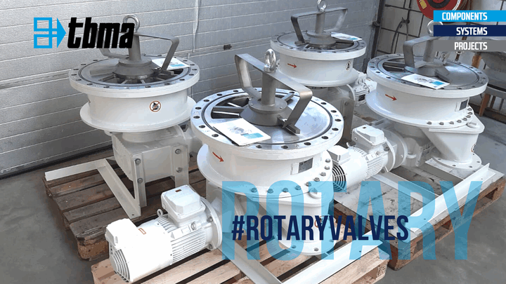 TBMA horizontal rotary valves for bentonite in offshore installations