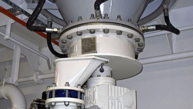 TBMA horizontal rotary valves for bentonite in offshore installations