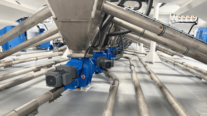 TBMA how to process fish feed by rotary valve