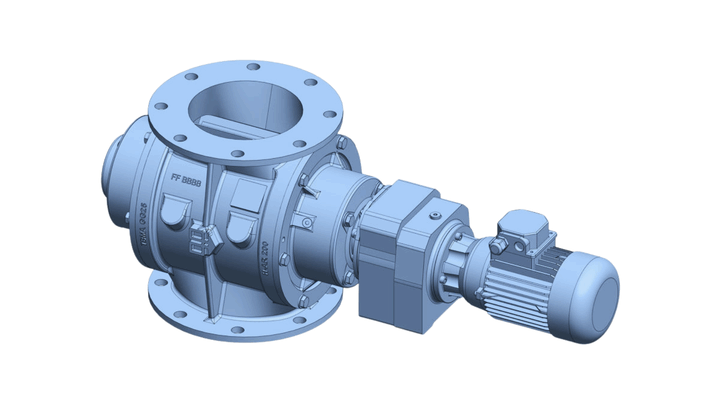 TBMA R-AX M-AX rotary airlock valve medium duty