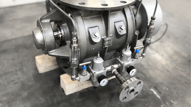 TBMA special HT high temperature execution rotary valve