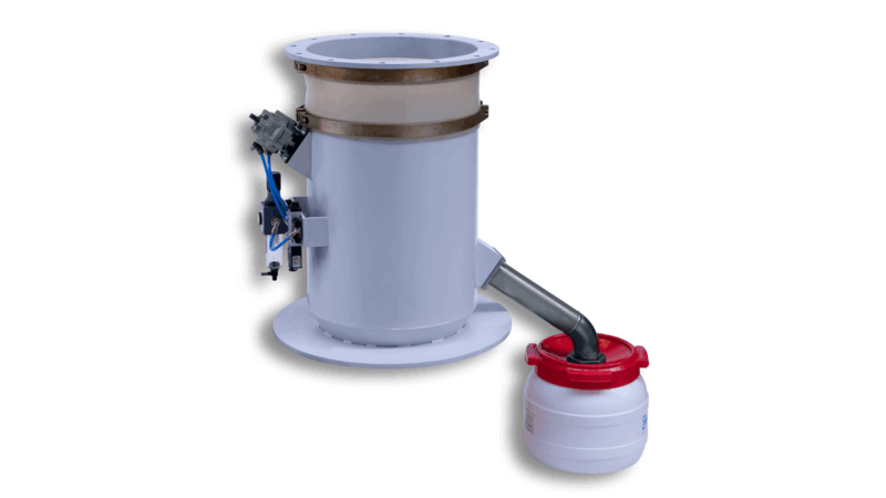 TBMA SPV automatic sampler for free-flowing products in down spouts